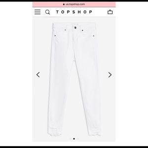 White TopShop Jamie Jeans